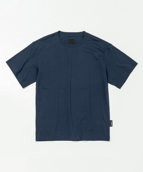+phenix(＋phenix)/+phenix(プラスフェニックス) T－SHIRTS コットンシャツ 綿100% メンズTシャツ シンプルデザイン ベーシック【MENS】/ネイビー