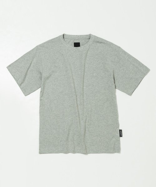 +phenix(＋phenix)/+phenix(プラスフェニックス) T－SHIRTS コットンシャツ 綿100% メンズTシャツ シンプルデザイン ベーシック【MENS】/グレー