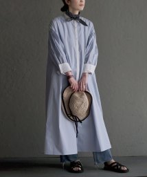 apartmentdepartment(アパートメントデパートメント)/クレリック ロングシャツワンピース/ブルー