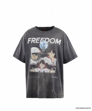 RoyalFlash/SAINT MICHAEL/セント マイケル/FD_SS TEE/FREEDOM/BLACK/506099845