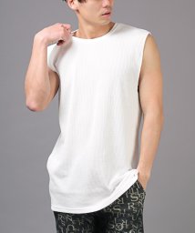 LUXSTYLE/ワッフルノースリーブタンクトップ/タンクトップ ノースリーブ トップス Tシャツ インナー メンズ/506099915