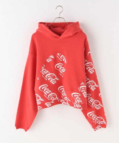 JOURNAL STANDARD(ジャーナルスタンダード)/【ERL / イーアールエル】 MEN COCA COLA SWIRL HOODIE KNIT/レッド