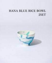 JOURNAL STANDARD FURNITURE/《予約》【SAKUZAN/サクザン】JSF別注 HANA BLUE RICE BOWL　茶碗 2点セット/506100049