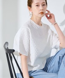 JOURNAL STANDARD(ジャーナルスタンダード)/《予約》シャーリングハーフスリーブTシャツ/ホワイト