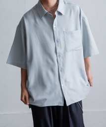 Nilway(ニルウェイ)/オーバーサイズデザインレギュラーカラーシャツ/グレー