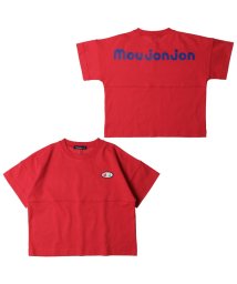 moujonjon(ムージョンジョン)/【子供服】 moujonjon (ムージョンジョン) バックロゴプリント半袖Tシャツ 80cm～140cm M32814/レッド