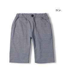 moujonjon(ムージョンジョン)/【子供服】 moujonjon (ムージョンジョン) ストレッチカットソー6分丈ハーフパンツ 80cm～140cm M33118/ネイビー