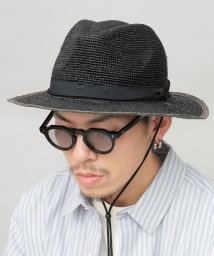 AMS SELECT/ReqHatter レックハッター ペーパーハット 中折れハット 帽子 細編みハット 2トーン/506100491