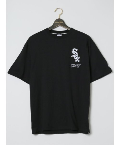 GRAND-BACK(グランバック)/【大きいサイズ】MLBチームロゴ クルーネック半袖Tシャツ メンズ Tシャツ カットソー カジュアル インナー トップス ギフト プレゼント/ブラック