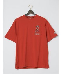 GRAND-BACK(グランバック)/【大きいサイズ】MLBチームロゴ クルーネック半袖Tシャツ メンズ Tシャツ カットソー カジュアル インナー トップス ギフト プレゼント/レッド