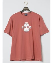 GRAND-BACK(グランバック)/【大きいサイズ】アウトドアプロダクツ/OUTDOOR PRODUCTS 綿天竺 クルーネック半袖Tシャツ メンズ Tシャツ カットソー カジュアル インナー ト/ピンク