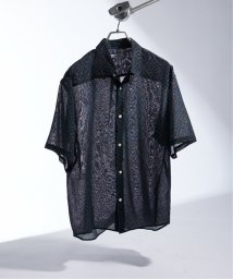 JOURNAL STANDARD(ジャーナルスタンダード)/《予約》EVALET LIGHT / エバレットライト メッシュモダン S/S シャツ/ブラックA