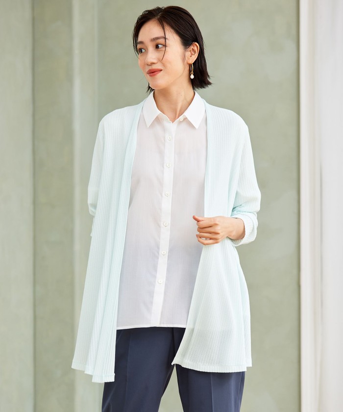 ブルー系｜カーディガン｜自由区 (Lサイズ)(ジユウクエル)｜阪急百貨店