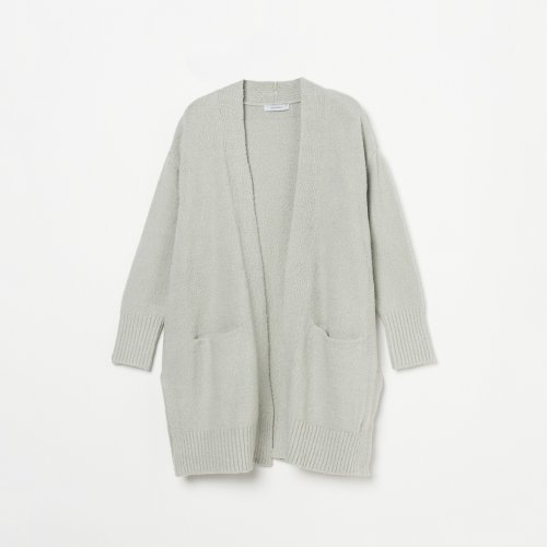 HELIOPOLE(エリオポール)/ORGANIC COTTON LONG CARDIGAN/ライトグレー