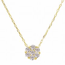 JEWELRY SELECTION/[ララクリスティー] LARA Christie ネックレス ダイヤモンド ダリア フラワー 0.1ct ゴールド K18 lp51－0002－yg/506101155