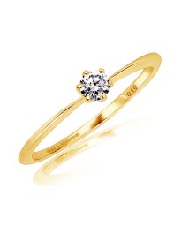 JEWELRY SELECTION/[ララクリスティー] LARA Christie フォーエバー FOREVER リング 天然ダイヤモンド 0.1ct 7号 K18 イエローゴールド lr71－/506101215