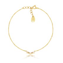 JEWELRY SELECTION/[ララクリスティー] LARA Christie ブレスレット レディース モルガナイト 計0.15ct ダイヤモンド計0.04ct K18 ゴールド lb10/506101503