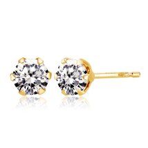 JEWELRY SELECTION/[ララクリスティー] LARA Christie K18 ダイヤモンド ピアス 計0.3ct lp71－0001－yg/506101517