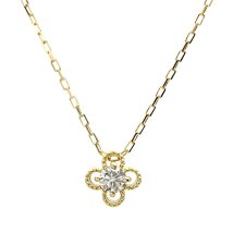 JEWELRY SELECTION/[ララクリスティー] LARA Christie ネックレス 18金 ゴールド ダイヤモンド 0.1ct K18 lp71－0021－yg/506101522