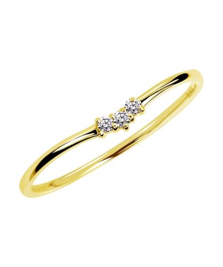 JEWELRY SELECTION/[ララクリスティー] LARA Christie リング レディース 指輪 ダイヤモンド 計0.03ct Vライン タイプ K18 ゴールド 5号 lr71－0/506101574