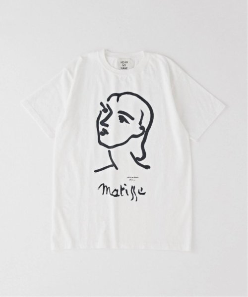 EDIFICE(エディフィス)/《再入荷》MATISSE(マティス) 別注 アートプリント Tシャツ/ホワイトB