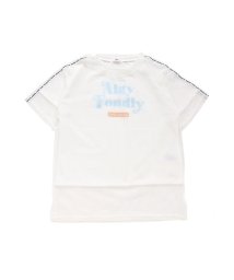 ALGY(アルジー)/ロゴラインチュールT＆Tシャツセット/アイボリー