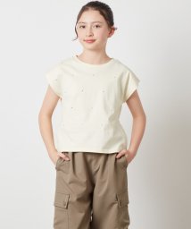 a.v.v(KID'S)/[140－150]ラインストーン半袖Ｔシャツ/505890326