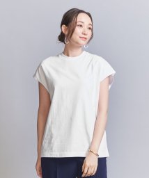 BEAUTY&YOUTH UNITED ARROWS(ビューティーアンドユース　ユナイテッドアローズ)/【WEB限定】フレンチスリーブ ワイド Tシャツ/WHITE