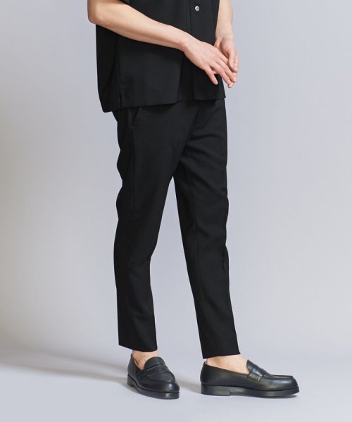 BEAUTY&YOUTH UNITED ARROWS(ビューティーアンドユース　ユナイテッドアローズ)/【WEB限定 WARDROBE SMART】 Reflax スキニー クロップドパンツ/BLACK