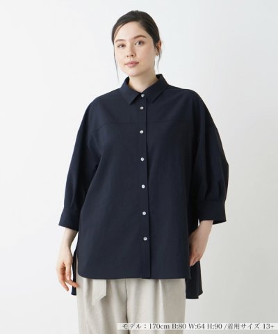 シャツブラウス【Leilian WHITE LABEL】