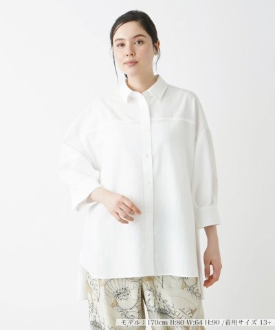 シャツブラウス【Leilian WHITE LABEL】