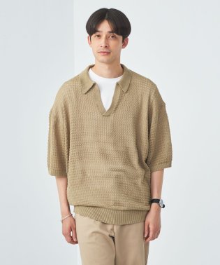 green label relaxing/【WEB限定】＜GLR or＞メッシュ スキッパー ポロシャツ/506057605