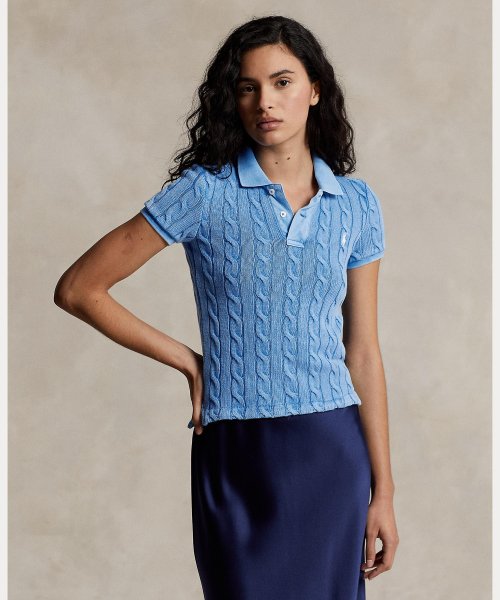 ケーブルニット ポロシャツ Ralph Cotton TM NAN1869915344(14300円)