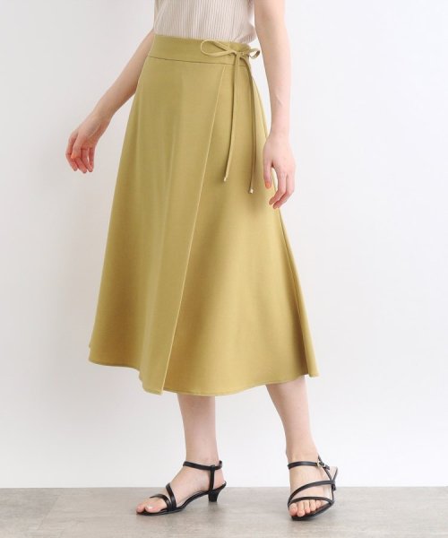 ROPE ロペ フレアスカート ロングスカート マスタードイエロー 虚し 