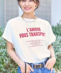 Rouge vif la cle(ルージュヴィフラクレ)/【一部店舗限定】シルケット天竺フレンチスリーブT【予約】/レッド