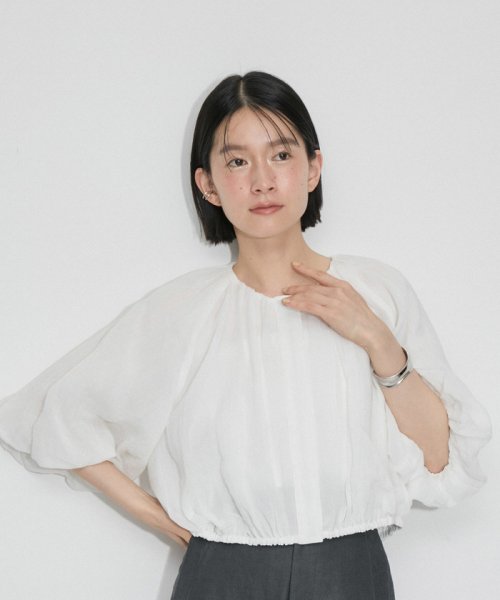 【サステナブル】バルーンスリーブブラウス 人気・おすすめ｜使いやすい・旅行におすすめ 品質保証 全国発送 在庫限り