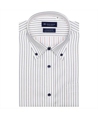 TOKYO SHIRTS/【超形態安定】 ボットーニ 半袖 形態安定 ワイシャツ 綿100%/506102277