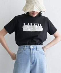 VENCE　EXCHANGE/ロゴ箔プリントコンパクトTシャツ/506102288