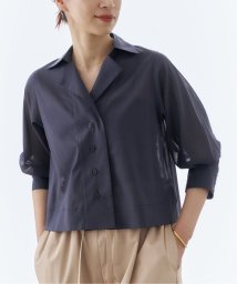 VERMEIL par iena/《予約》コットンボイルクロップドシャツ/506102299