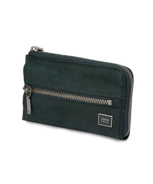 タケオキクチ キーケース スマートキー メンズ ブランド レザー 本革 ファスナー付き カード入れ TAKEO KIKUCHI 741602 TAKEO