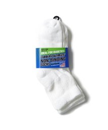 FUSE(フューズ)/【Jefferies Socks/ジェフリーズソックス】 NON－BINDING QUARTER SOCKS 2PAIR PACK/ホワイト