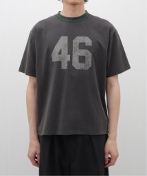 JOURNAL STANDARD relume Men's(ジャーナルスタンダード　レリューム　メンズ)/HANTEX/ハンテックス ナンバリングプリントTシャツ/ブラックA