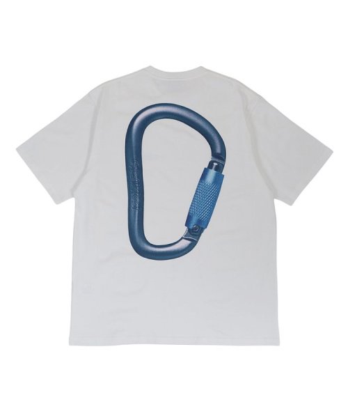 GRAMICCI(グラミチ)/GRAMICCI グラミチ Tシャツ 半袖 カラビナ メンズ CARABINER TEE ホワイト グレー 白 G4SU－T074/ホワイト