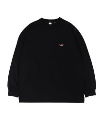 NANGA(ナンガ)/NANGA ナンガ Tシャツ 長袖 ロンT カットソー メンズ ECO HYBRID BOX LOGO L/S TEE ブラック ホワイト オレンジ 黒 白/ブラック