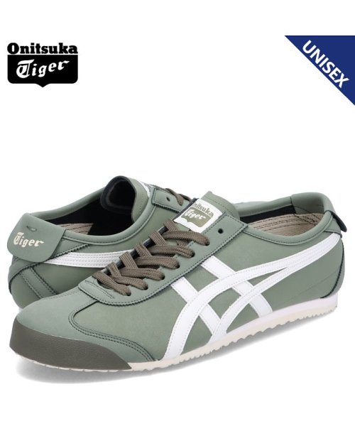 オニツカタイガー Onitsuka Tiger メキシコ66 スニーカー メンズ レディース MEXICO 66 グリーン 1183B348－300 Tiger MEXICO オニツカタイガー Onitsuka