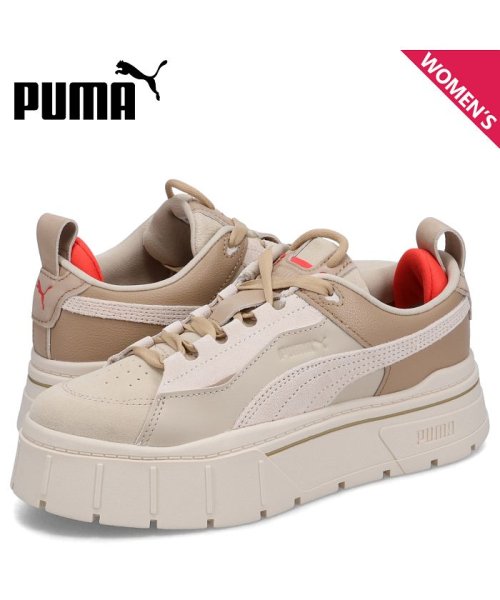 PUMA(PUMA)/PUMA プーマ スニーカー ウィメンズ メイズ スタック XPL ノーフィルター レディース 厚底 MAYZE STACK XPL NO FILTER ベージ/その他