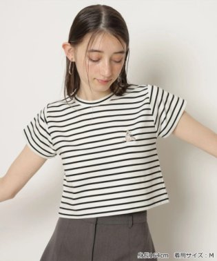 Rirandture/Cat刺繍Tシャツ/506102991
