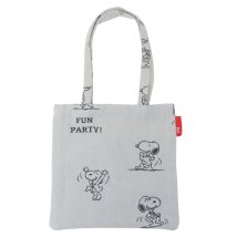 cinemacollection/スヌーピー ミニバッグ IP ベイビールー ジャガード Peanuts－8P ミニトート GRAY ピーナッツ ルートート 手提げかばん キャラクター グッズ /506103046