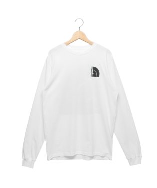 THE NORTH FACE/ザノースフェイス Tシャツ カットソー ジャンボ ハーフ ドーム ロンT ホワイト ブラック メンズ THE NORTH FACE NF0A84FX LA9/506103104