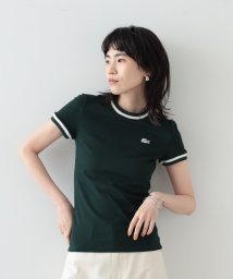 GALLEST(ギャレスト)/【LACOSTE】スリムフィットリブ衿Tシャツ/ネイビー（094）